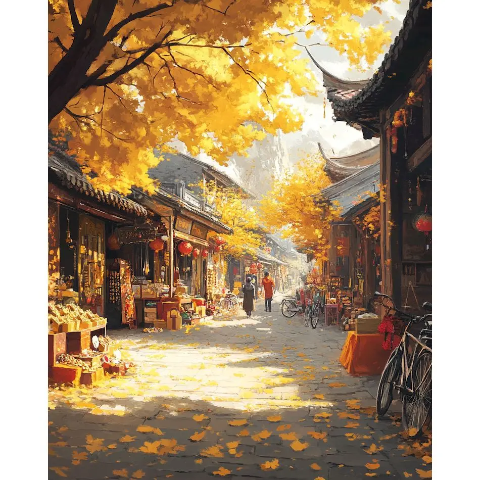 Autumn Village Charm