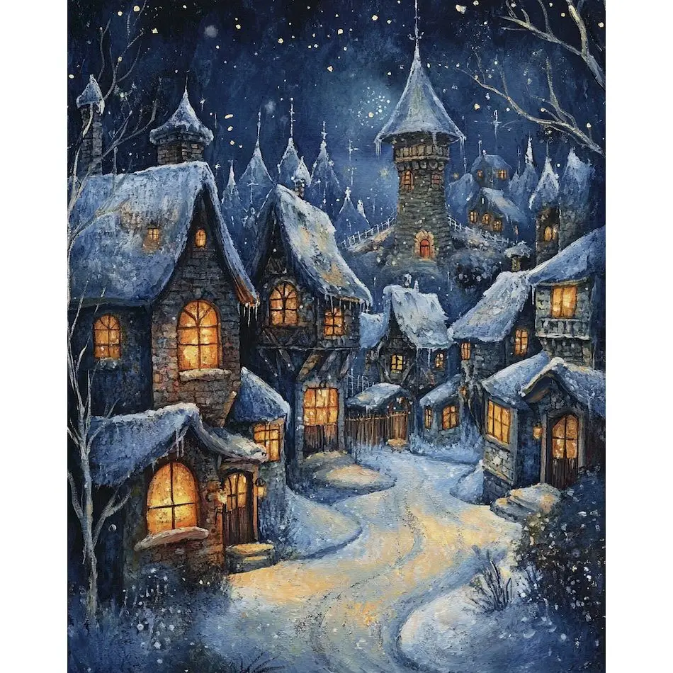 Enchanted Snow Village