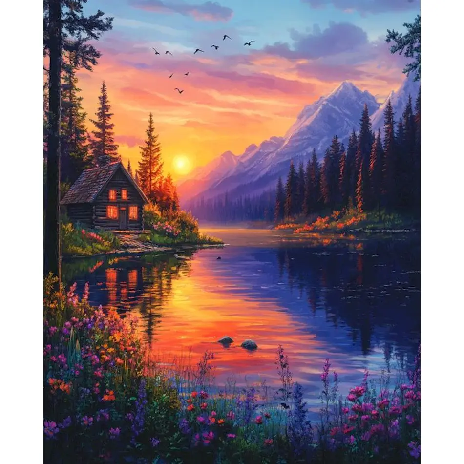 Lake Reflecting Dawn