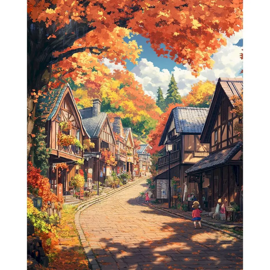Autumn Village Stroll