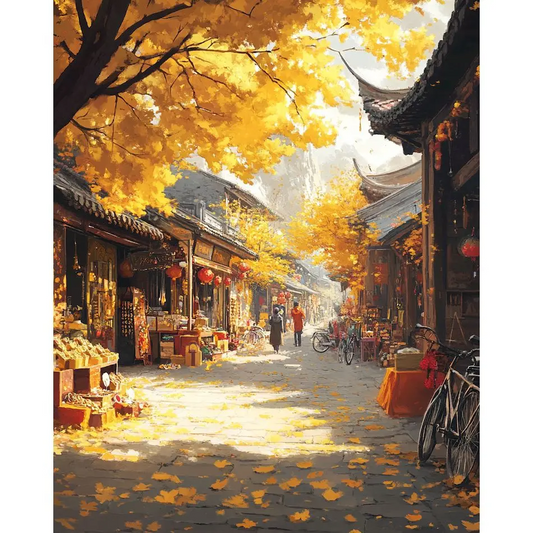 Autumn Village Charm