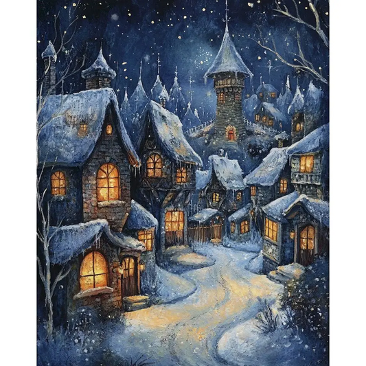 Enchanted Snow Village
